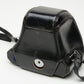 Nikon Nikkormat black leather eveready fitted case, strap, nice & clean