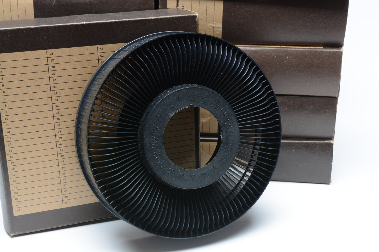 14X for Sawyers GAF Rotary Carousel 100 trays (black) in cardboard sleeves