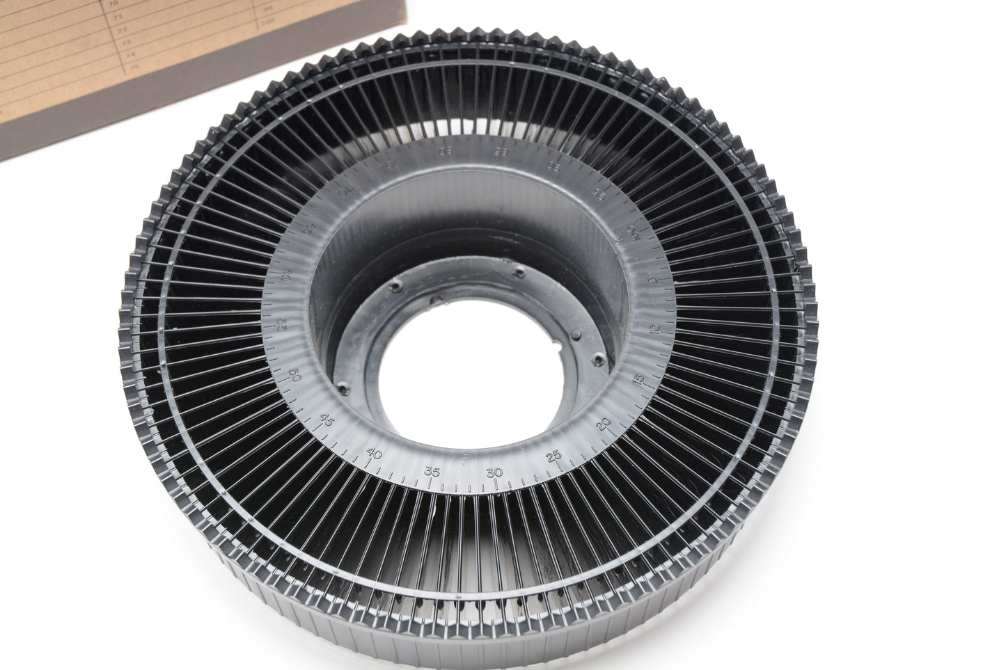 14X for Sawyers GAF Rotary Carousel 100 trays (black) in cardboard sleeves