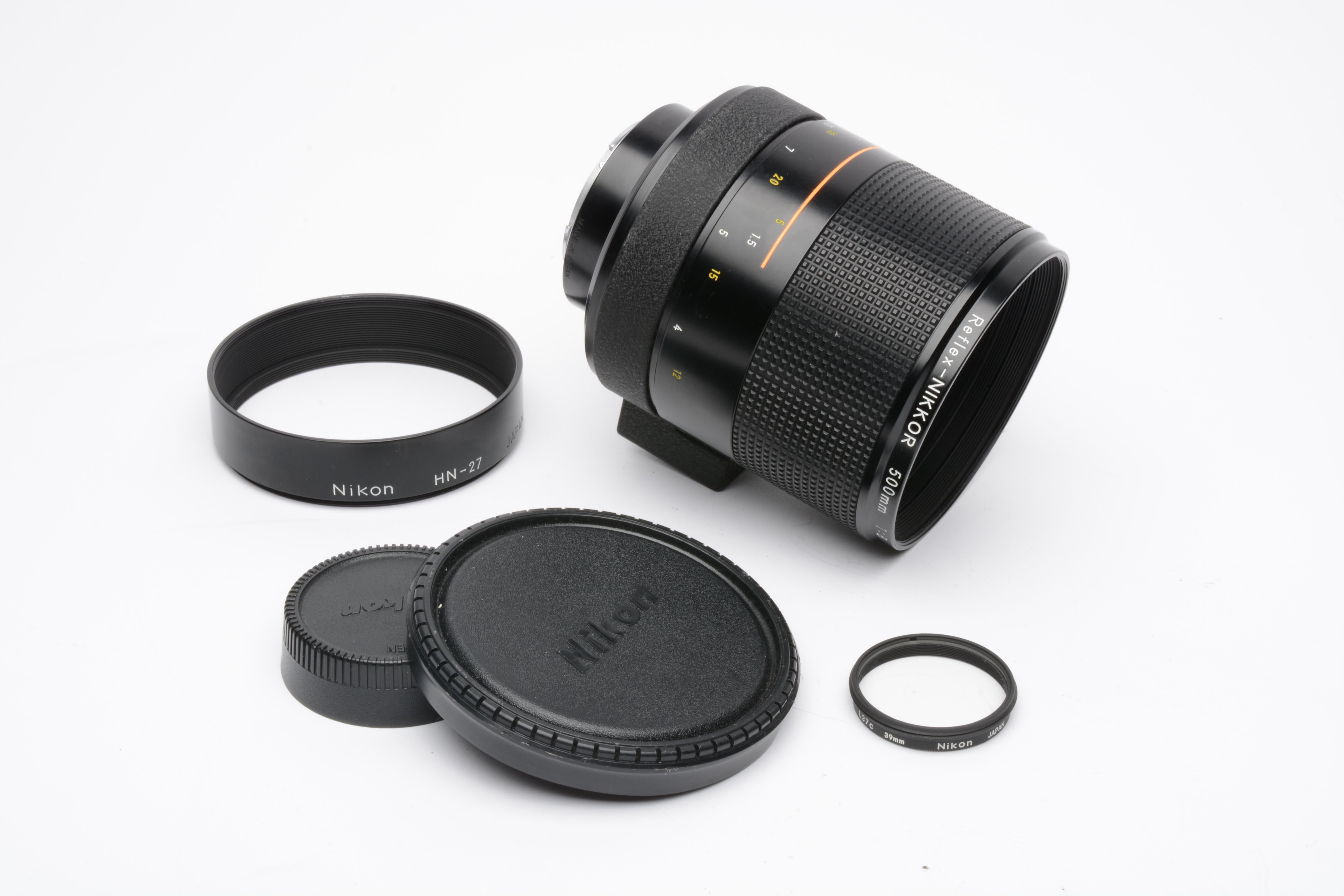 Nikon Reflex Nikkor 500mm f8 Macro Mirror lens, caps, L37c, good condi –  RecycledPhoto