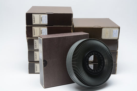 10X for Sawyers GAF Rotary Carousel 100 trays (Gray) in cardboard sleeves