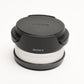 Sony VCL-ECU1 lens w/Caps and fitted case, Mint-