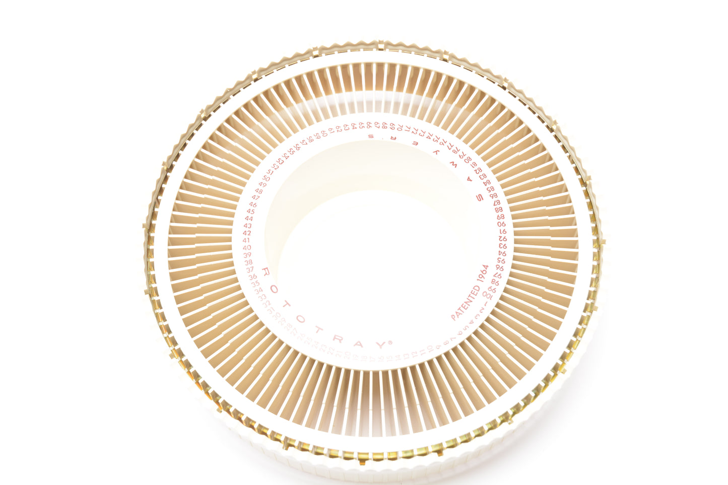10X Genuine Sawyers Rotary Carousel 100 trays (white) in cardboard sleeves