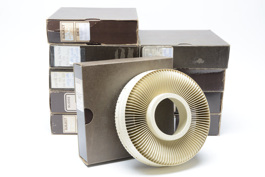 10X Genuine Sawyers Rotary Carousel 100 trays (white) in cardboard sleeves