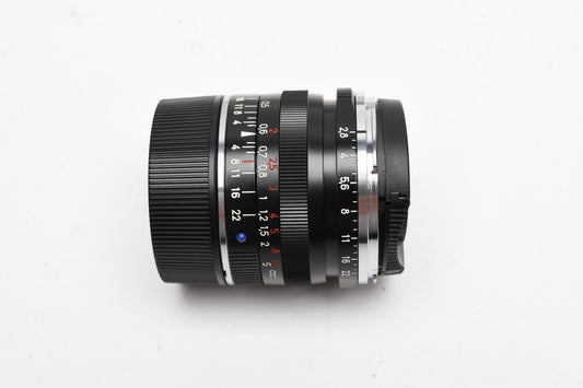 Zeiss 28mm f2.8 Biogon T* ZM Lens Leica M Mount w/Zeiss Hood, NIB