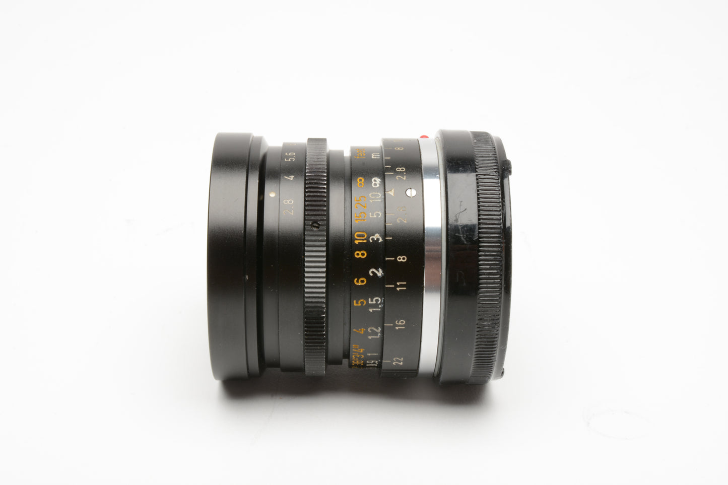 Leica Elmarit 28mm f2.8 2nd E48 Model Canada Leica M Mount lens+caps *Read