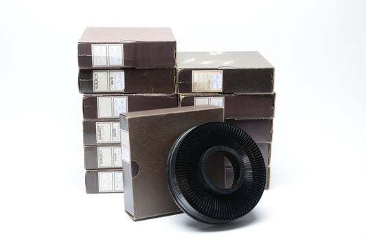 12X Genuine Sawyers Rotary Carousel 100 trays (black) in cardboard sleeves