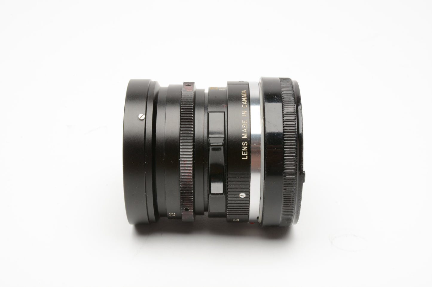 Leica Elmarit 28mm f2.8 2nd E48 Model Canada Leica M Mount lens+caps *Read