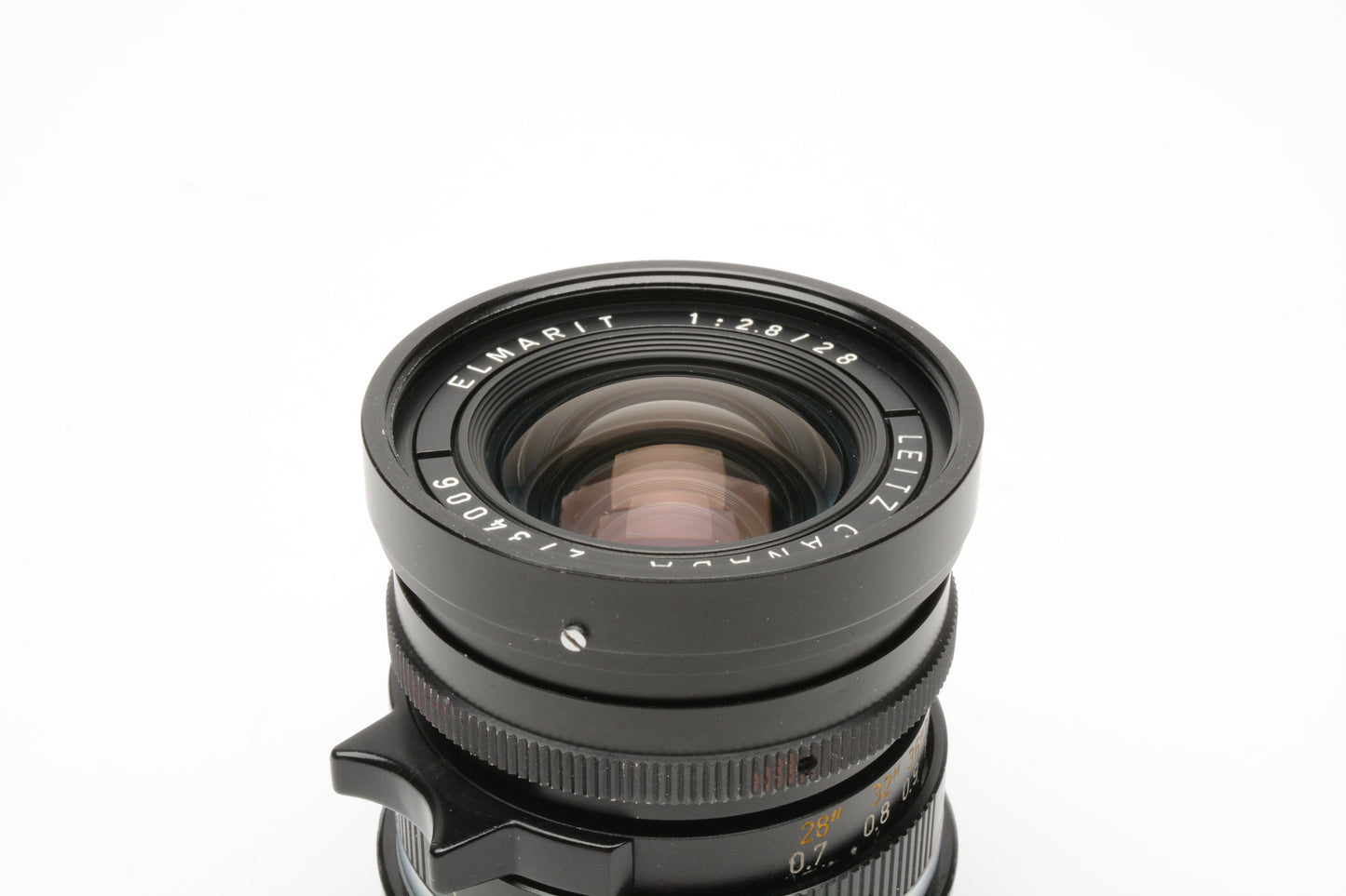 Leica Elmarit 28mm f2.8 2nd E48 Model Canada Leica M Mount lens+caps *Read