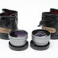 Set of 2:  Canon TL-30.5mm 1.9x Tele Converter & WD-30.5mm .7X w/Pouches