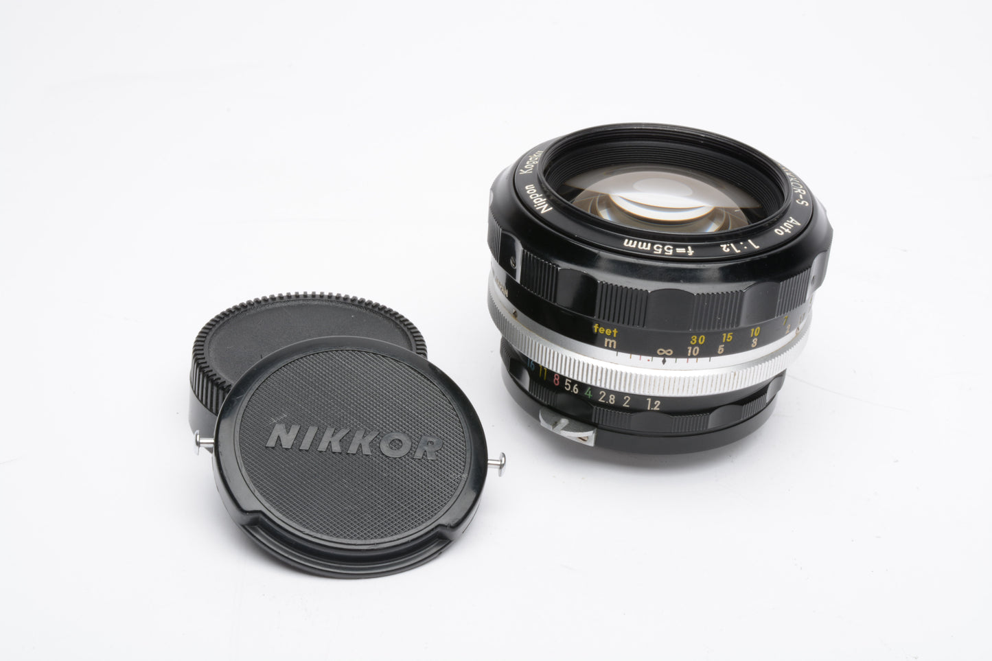 Nikon Nikkor-S 55mm f1.2 Non-AI lens, very clean & sharp, Nice