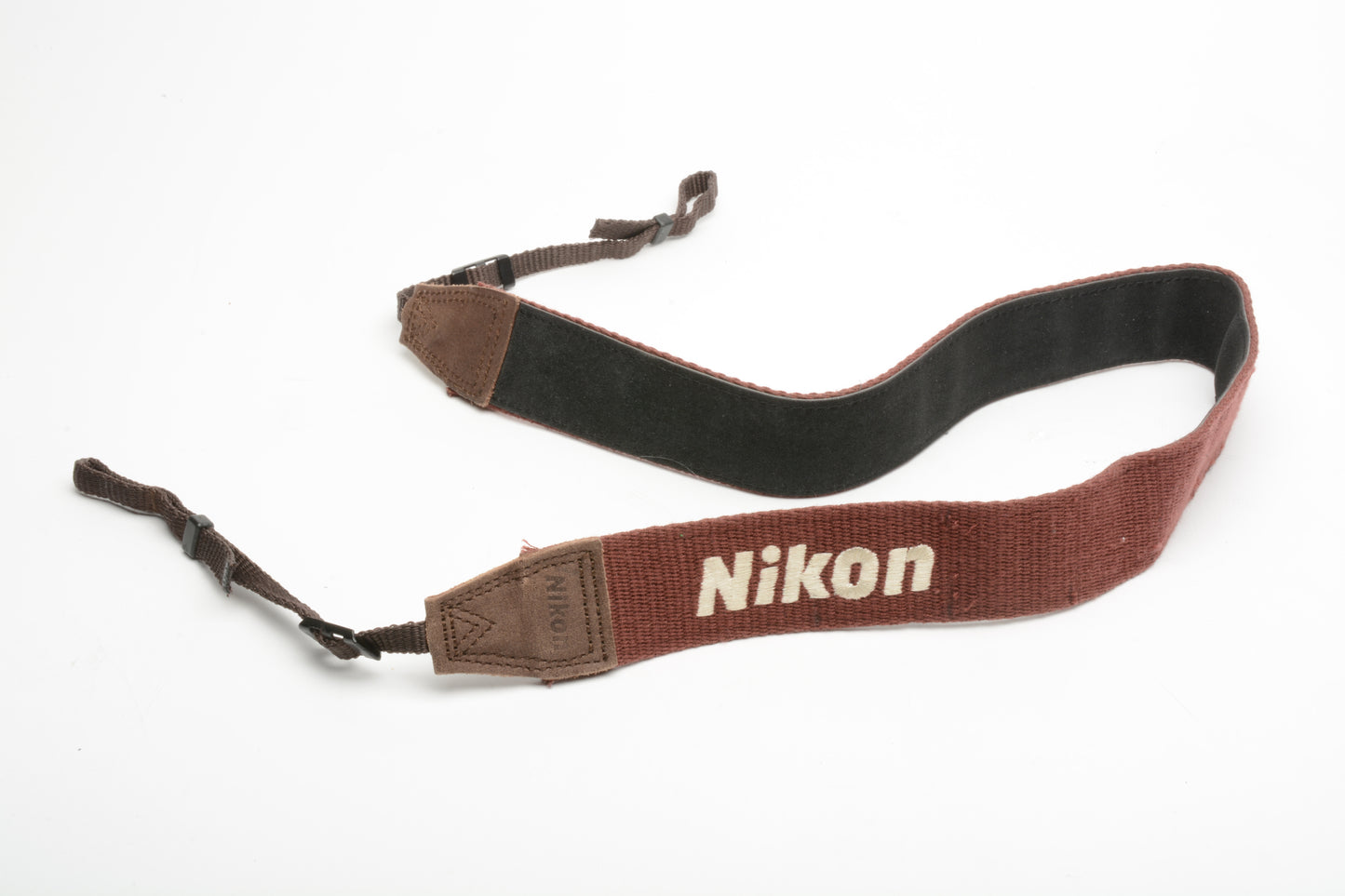 Nikon quality 1.5" wide camera strap (Burgundy), nice & clean