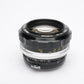 Nikon Nikkor-S 55mm f1.2 Non-AI lens, very clean & sharp, Nice