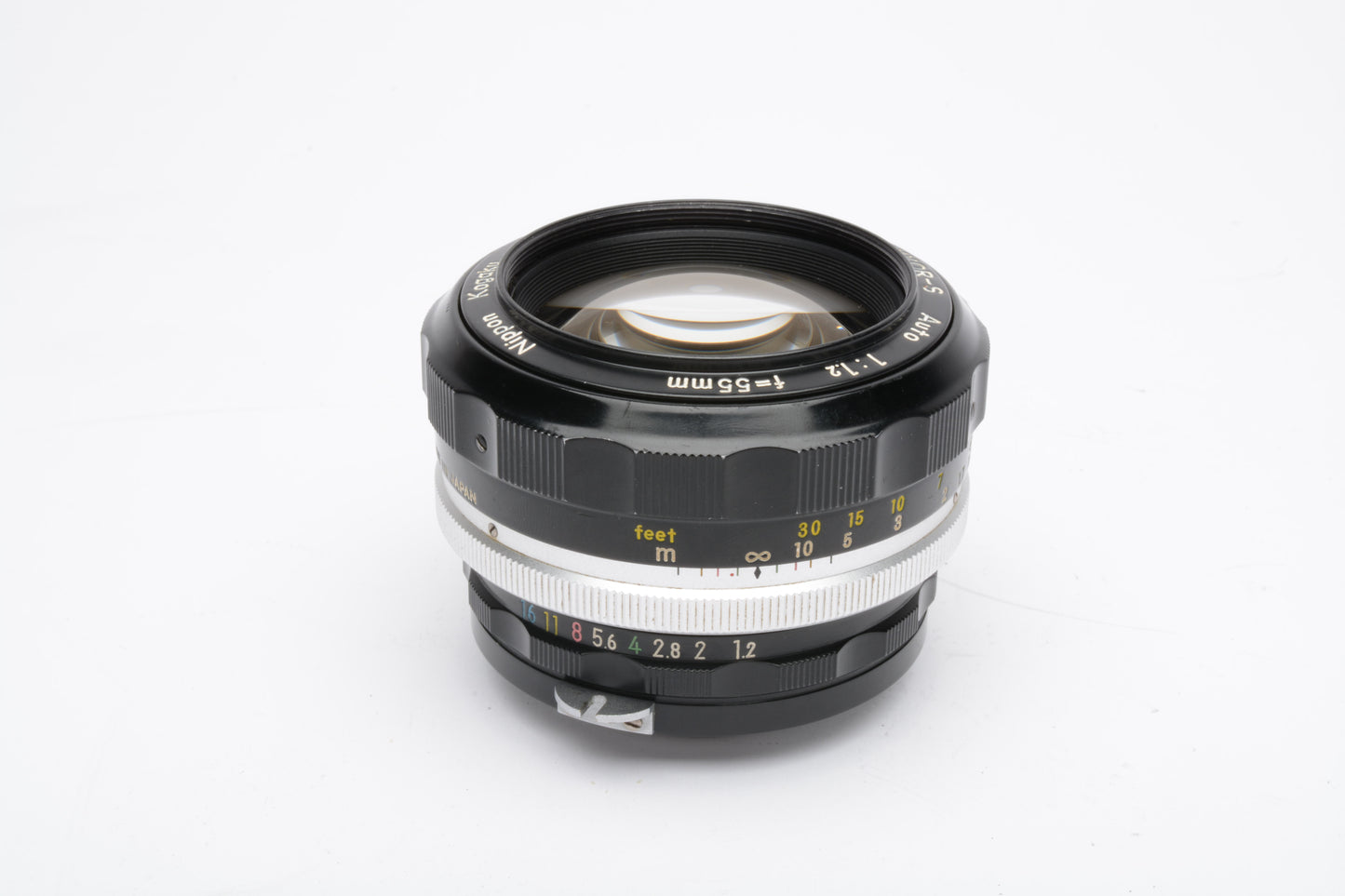 Nikon Nikkor-S 55mm f1.2 Non-AI lens, very clean & sharp, Nice