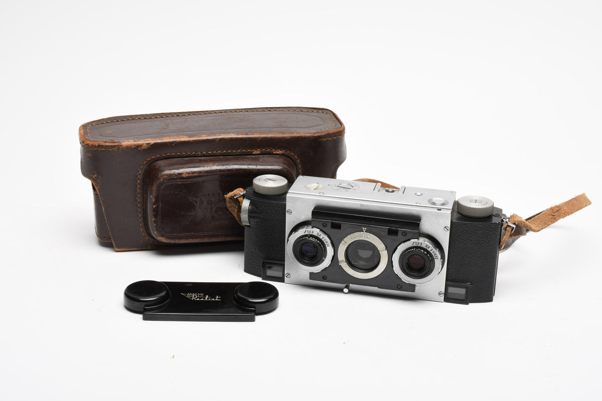 Stereo Realist David White 35mm F3.5 Stereo Camera, Case+Cap, Tested, Great!