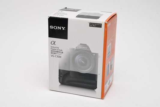 Sony VG-C1EM Vertical Battery Grip for ILCE-7r, 7, NIB