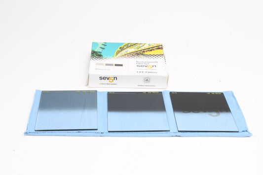Lee Filters Seven5 ND Filter set Med. Grad (Set of 3 filters) .3, .6, .9 ND, Boxed
