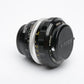 Nikon Nikkor-S 55mm f1.2 Non-AI lens, very clean & sharp, Nice