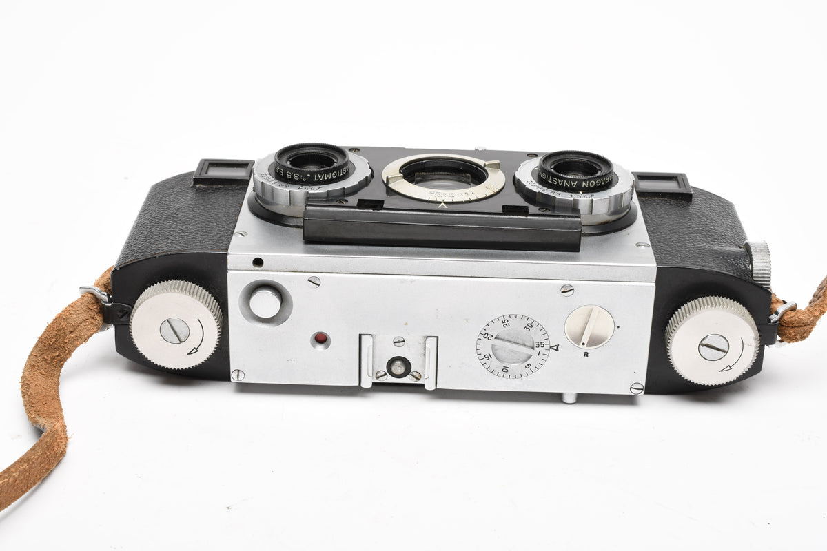 Stereo Realist David White 35mm F3.5 Stereo Camera, Case+Cap, Tested, Great!