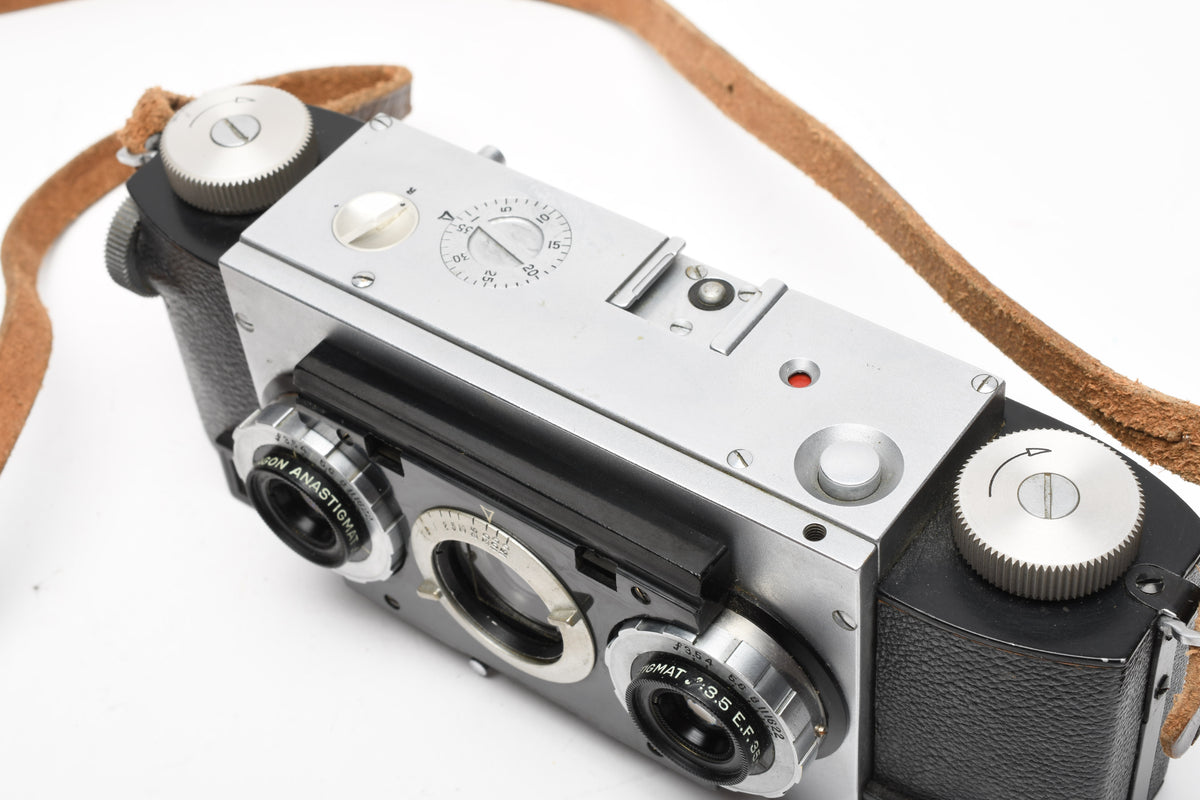 Stereo Realist David White 35mm F3.5 Stereo Camera, Case+Cap, Tested, Great!