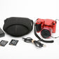 Canon PowerShot red SX410 IS digital Point&Shoot w/2batts