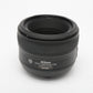 Nikon AF-S Nikkor 50mm f1.8G prime lens, Mint-, USA, hood, caps