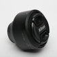 Nikon AF-S Nikkor 50mm f1.8G prime lens, Mint-, USA, hood, caps