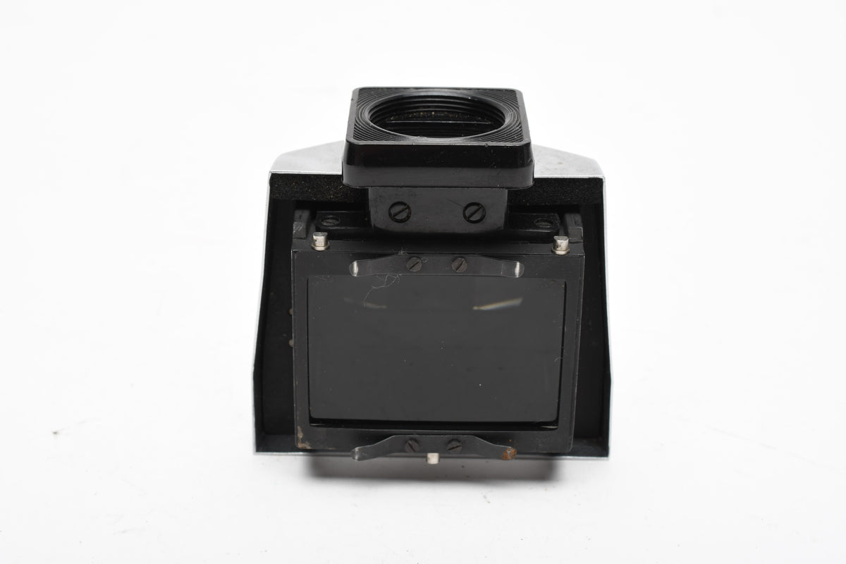 Nikon F Eye Level Finder Viewfinder Standard Prism Chrome w/Case, Very clean