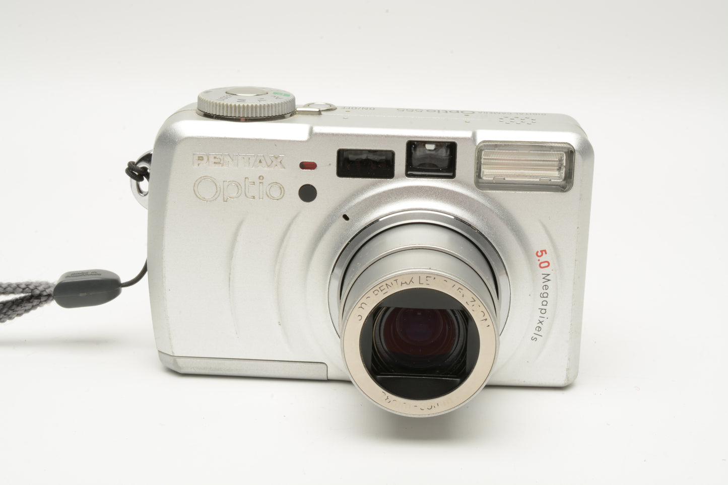 Pentax Optio 555 5MP Digital Point&Shoot camera, Tested, w/Case