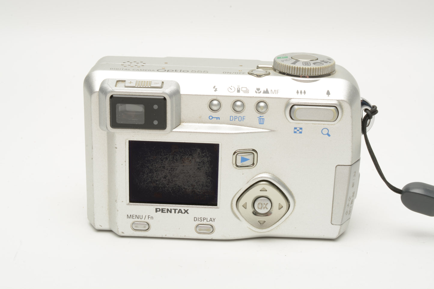 Pentax Optio 555 5MP Digital Point&Shoot camera, Tested, w/Case