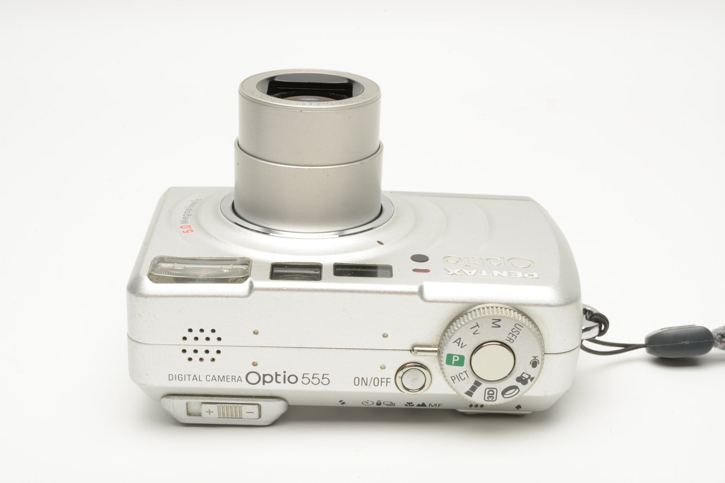 Pentax Optio 555 5MP Digital Point&Shoot camera, Tested, w/Case