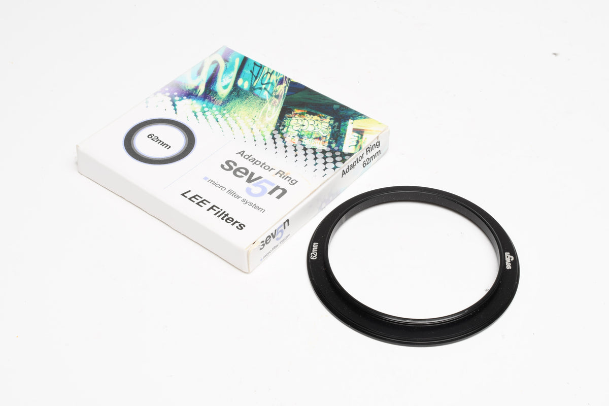 Lee Filters Seven5 Adaptor Ring 62mm, NIB
