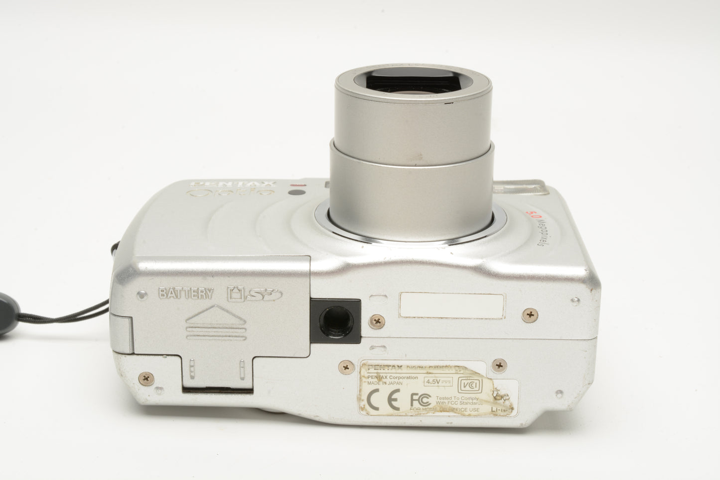 Pentax Optio 555 5MP Digital Point&Shoot camera, Tested, w/Case