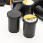 20X Plastic Black/Black lid Kodak 35mm plastic film canisters, Clean