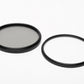 Vivitar 77mm Filter kit UV & CPL filters in pouch, Clean
