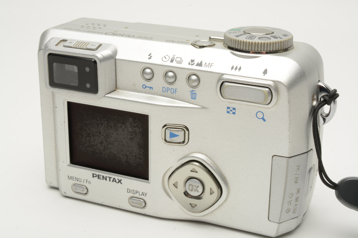 Pentax Optio 555 5MP Digital Point&Shoot camera, Tested, w/Case