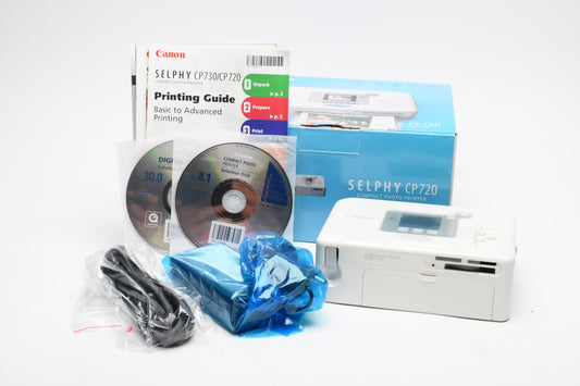 Canon Selphy CP720 Portable Dye Sublimation USB Color Photo Printer 4x6 4x8 - NIB