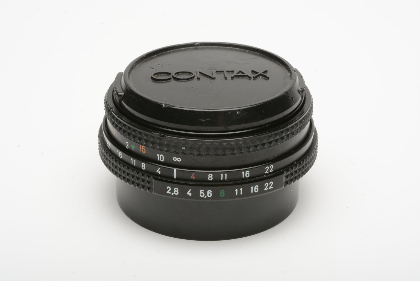 Contax Tessar 45mm F2.8 T* for Contax/Yashica mount, caps