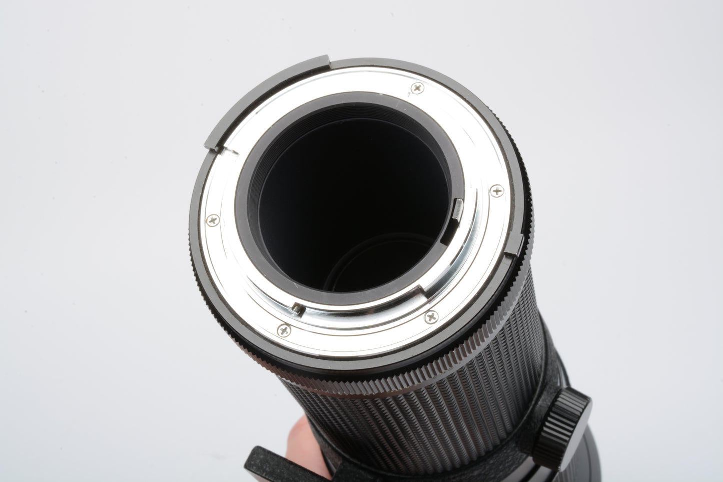 Vivitar 400mm f5.6 telephoto lens, Nikon AI mount, caps, case, tripod mount
