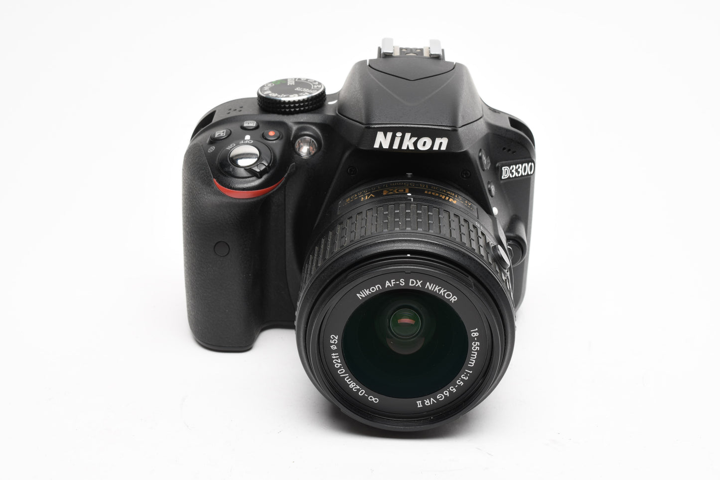 Nikon D3300 DSLR w/18-55mm zoom Batt, charger, strap, Only 3396 Acts