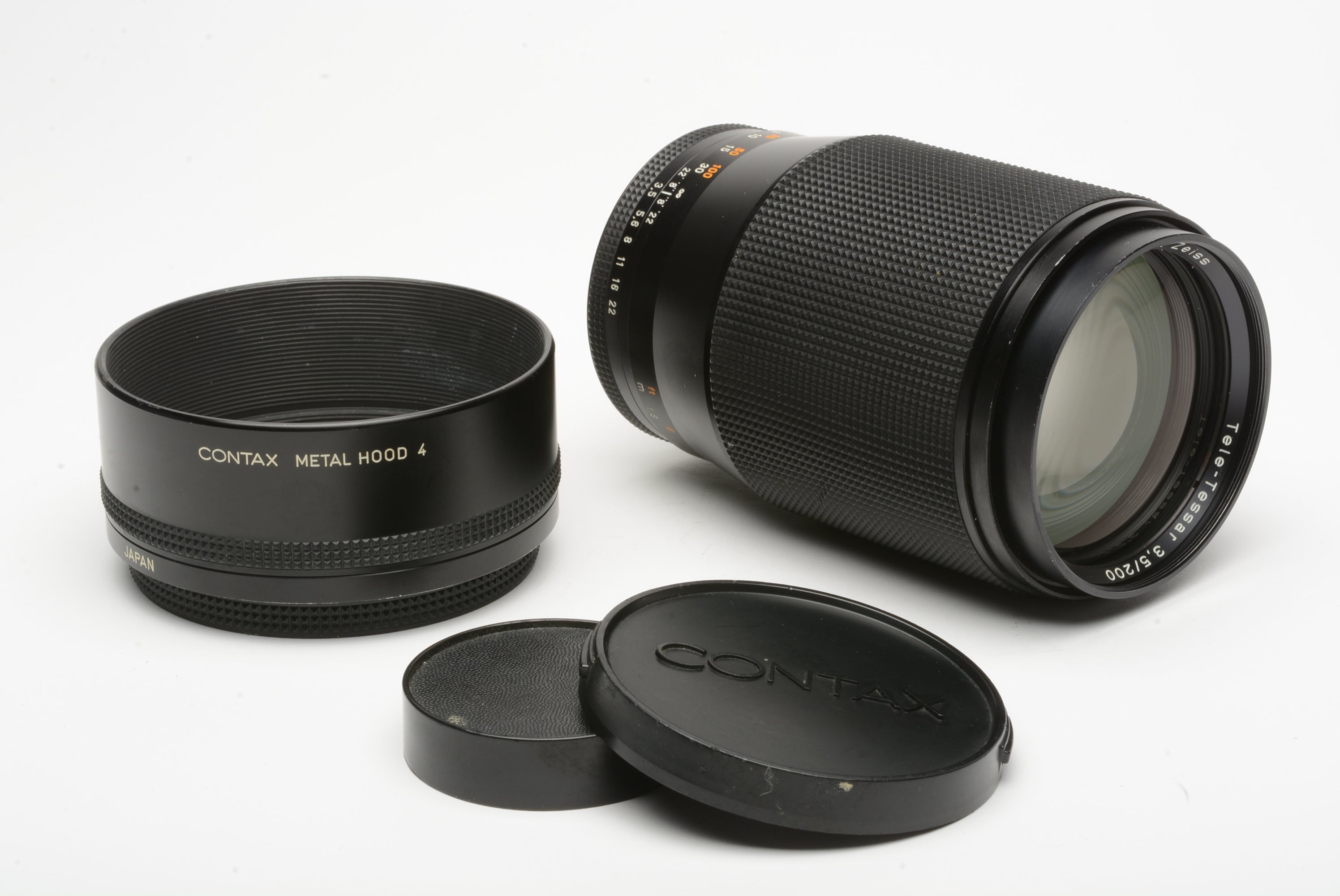 Contax Tele-Tessar 200mm f3.5 AEG T* lens for Contax/Yashica mount 