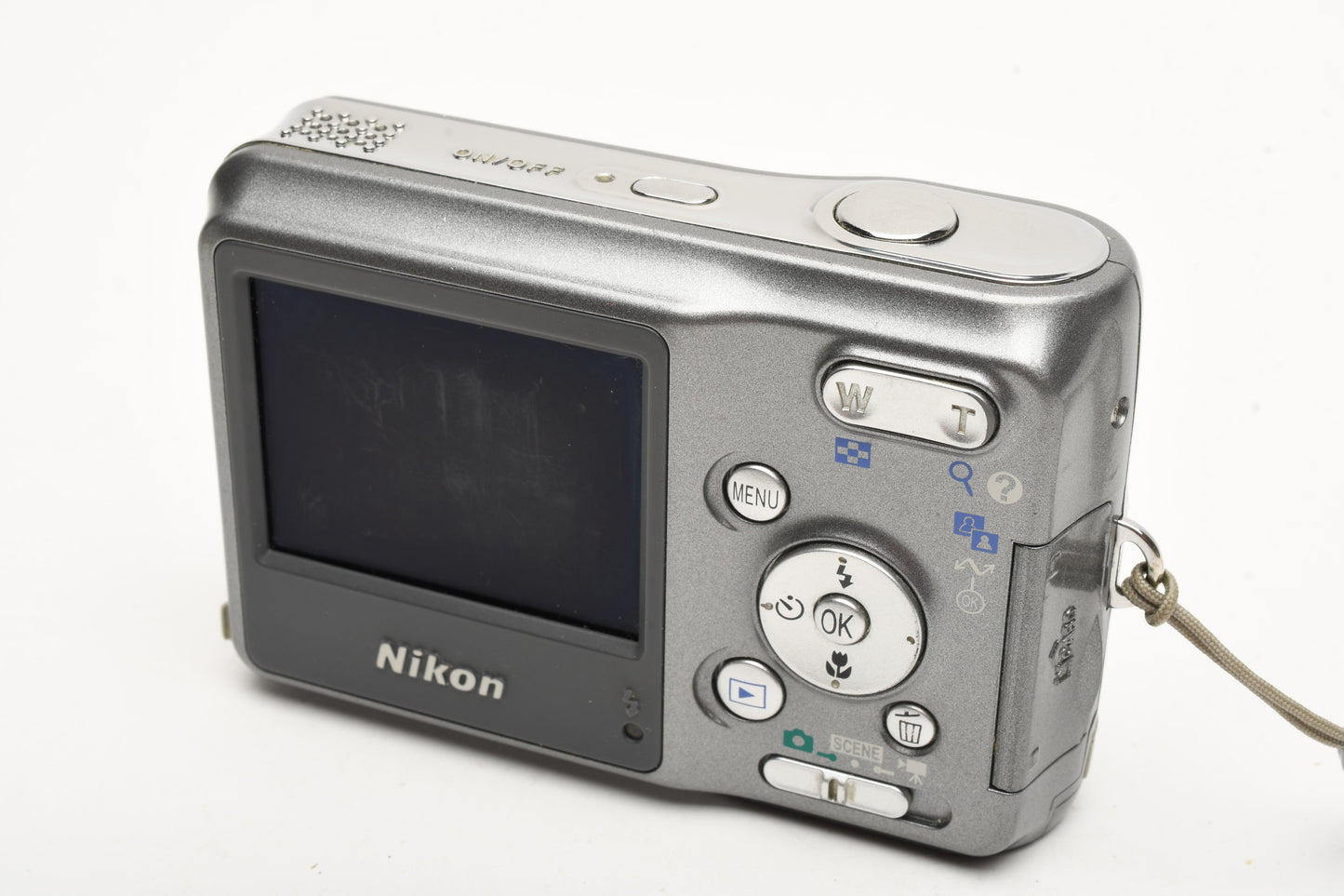 Nikon Coolpix L2 6MP Digital Point&Shoot Camera (Gray), Tested, Boxed
