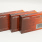 3X TDK Hi8 120 Video tape cassettes, New, Sealed