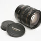 Canon EF 28-135mm f3.5-5.6 IS zoom lens, caps