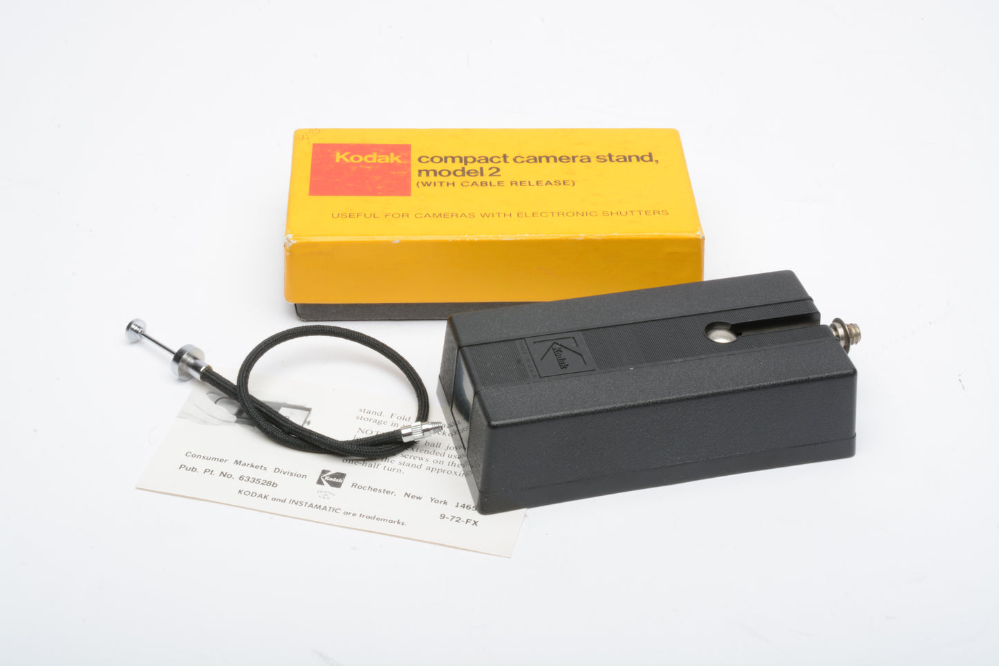 Kodak compact camera stand Model 2 w/Cable release
