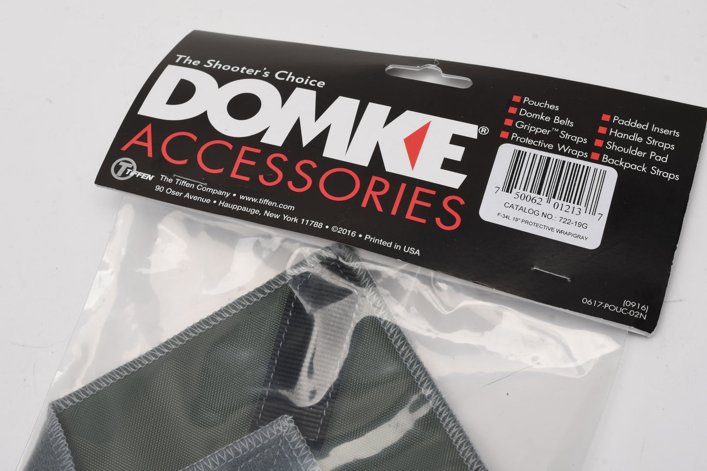 Domke 19 x 19" Color-Coded Protective Wrap (Gray) #722-19G - NEW