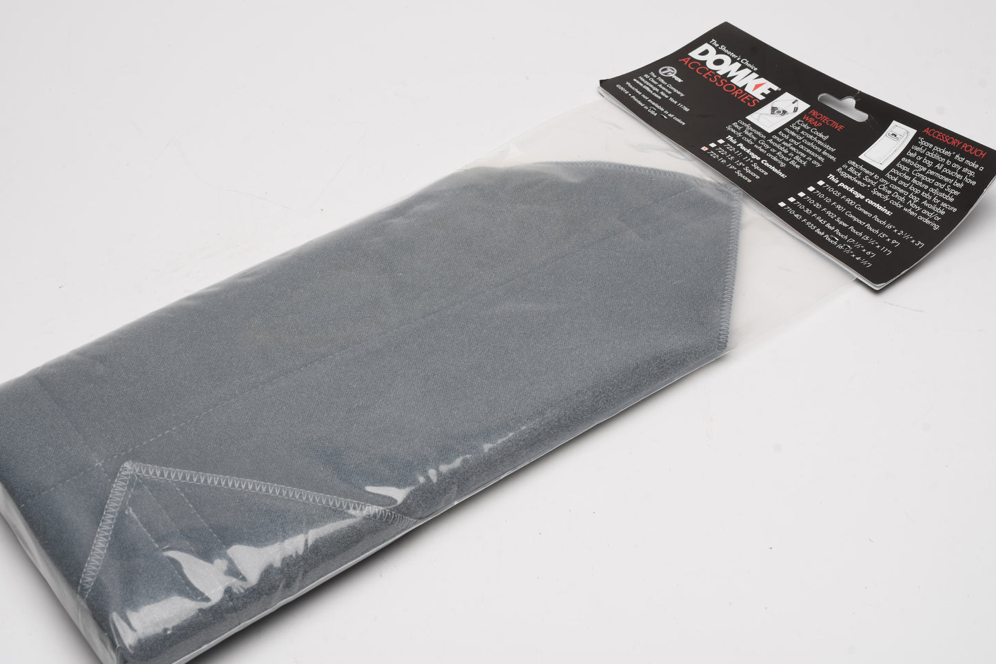 Domke 19 x 19" Color-Coded Protective Wrap (Gray) #722-19G - NEW