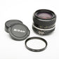 Nikon Nikkor 28mm AI mount lens, caps, nice & clean _+ UV filter