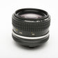 Nikon Nikkor 28mm AI mount lens, caps, nice & clean _+ UV filter