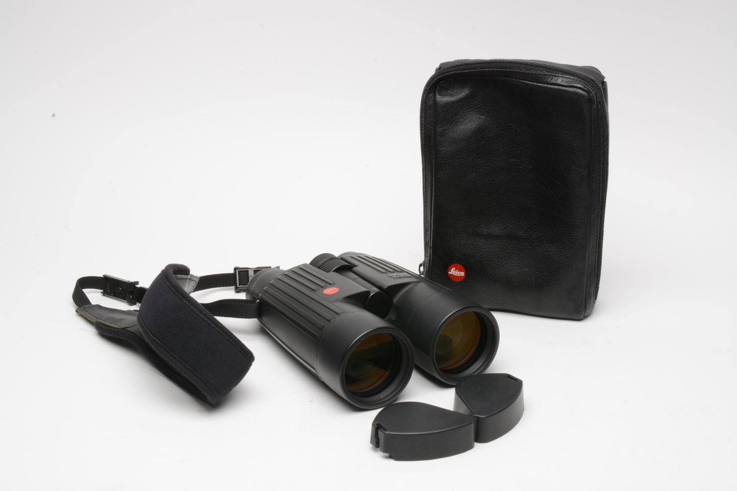 Leica 10x50BA Trinovid binoculars, case, cap, strap, Mint-